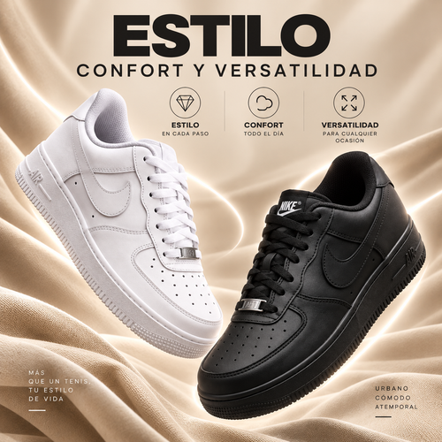 Tenis Force 1 Confort - Unisex