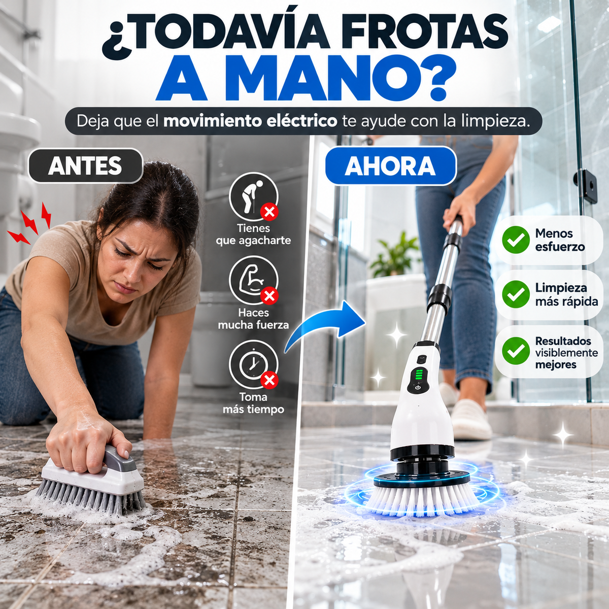Cepillo de Limpieza Multiusos 9 en 1
