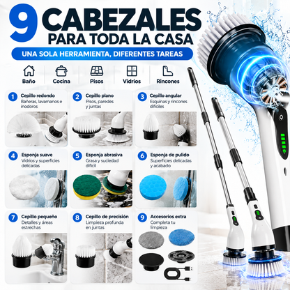 Cepillo de Limpieza Multiusos 9 en 1