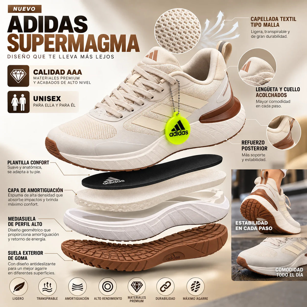 Tenis SuperMagma Unissex AD